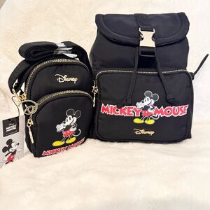 *NEW*Disney Mickey Mouse Backpack and Cellphone Crossbody Set